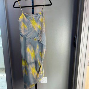 Halston Asymmetrical Modern Dress